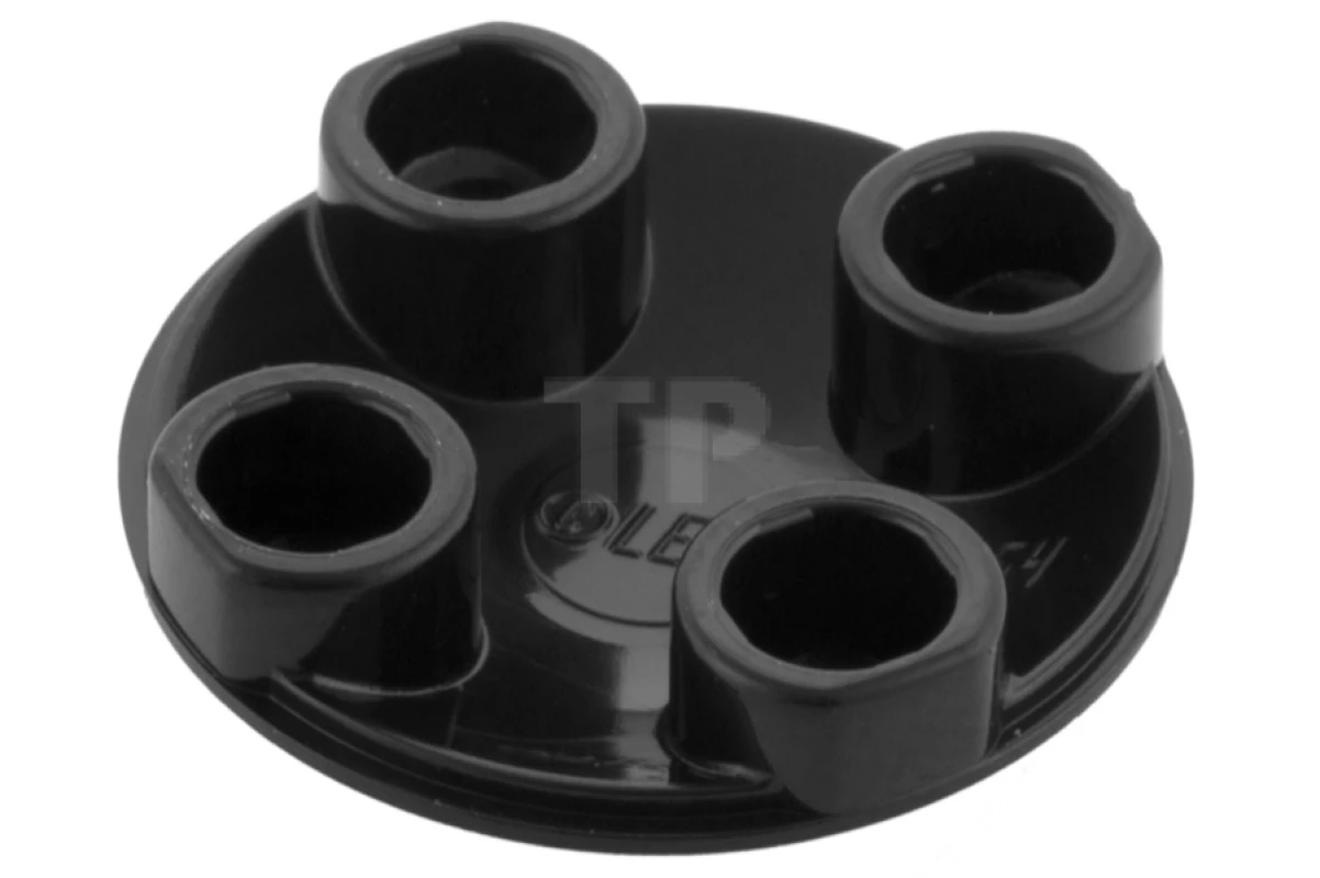 LEGO&reg; 6092452 - 2654pb004 - Plate 2 x 2 Round with Convex Bottom and Concentric Circles Pattern (Proton Pack)