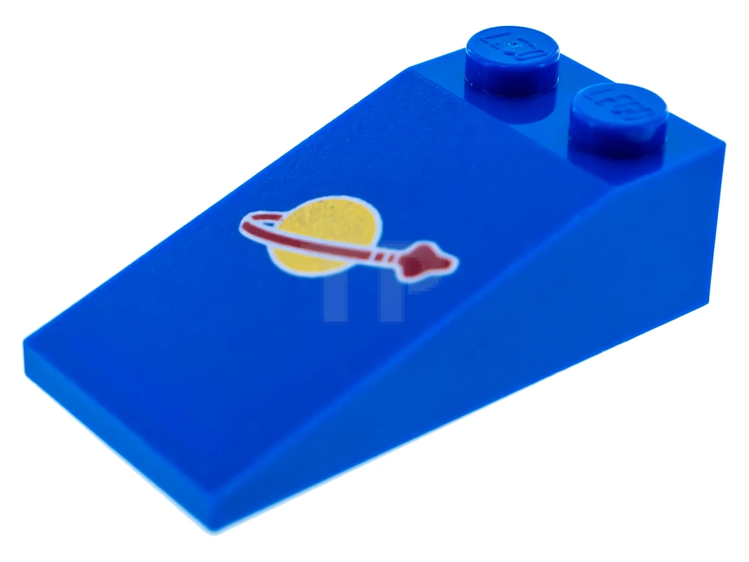 LEGO&reg; 6254680 - 30363pb021 - Dakpan 4 x 2 - 18° met Classic Space Logo