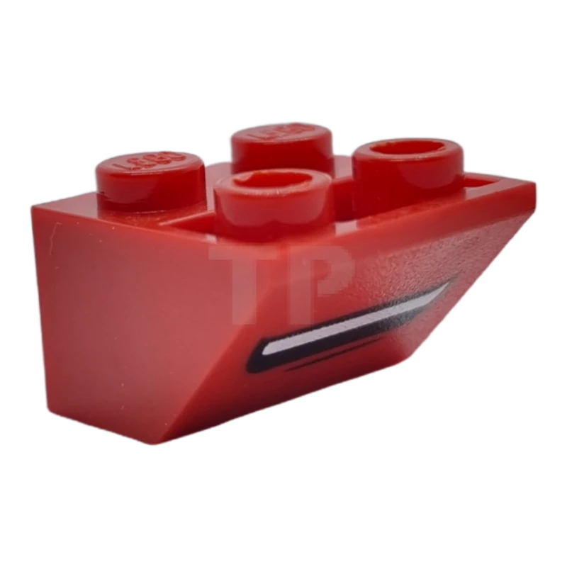 LEGO&reg; 4621943 - 3660pb012 - Pendenza 45° 2 x 2 - Invertita con motivo a bocca sorridente