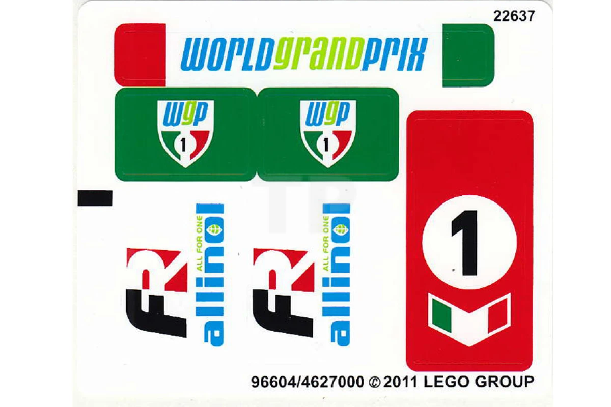 LEGO&reg; 4627000 - Sticker for Set 8678