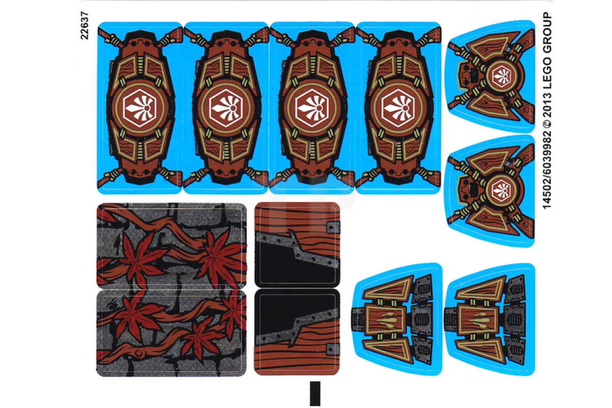 LEGO&reg; 6039982 - Sticker for Set 70008