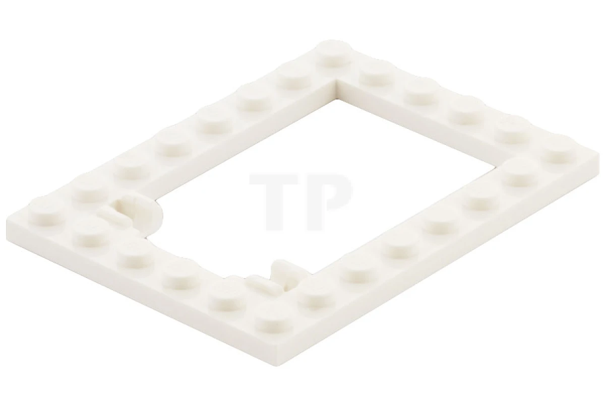 LEGO&reg; 6054973 - 92107 - Plate 6 x 8 Trap Door Frame Horizontal (Long Pin Holders)