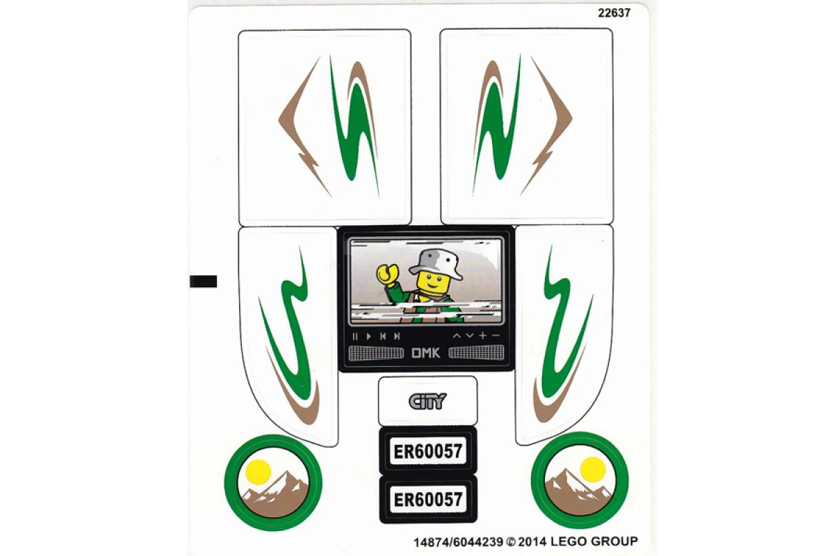 LEGO&reg; 6044239 - Sticker voor set 60057