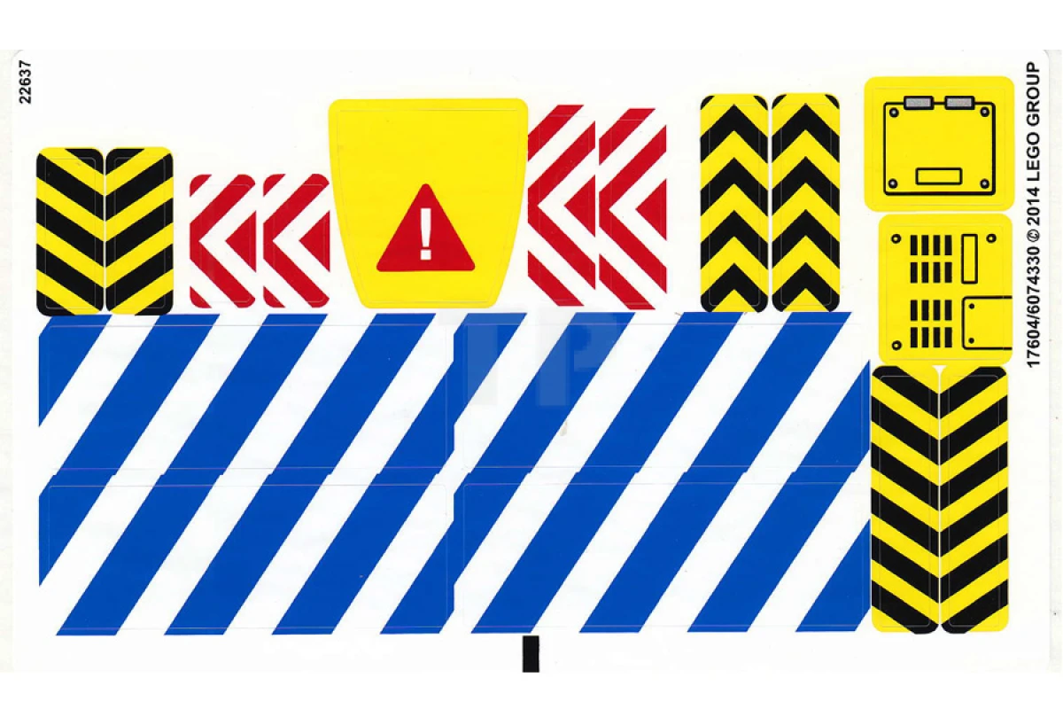 LEGO&reg; 6074330 - Sticker for Set 70814