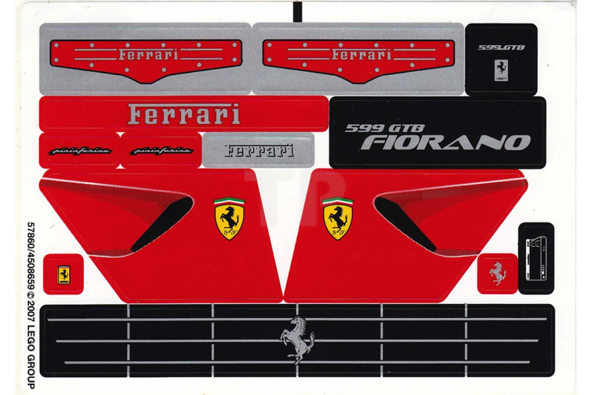 LEGO&reg; 4508659 - Sticker for Set 8145