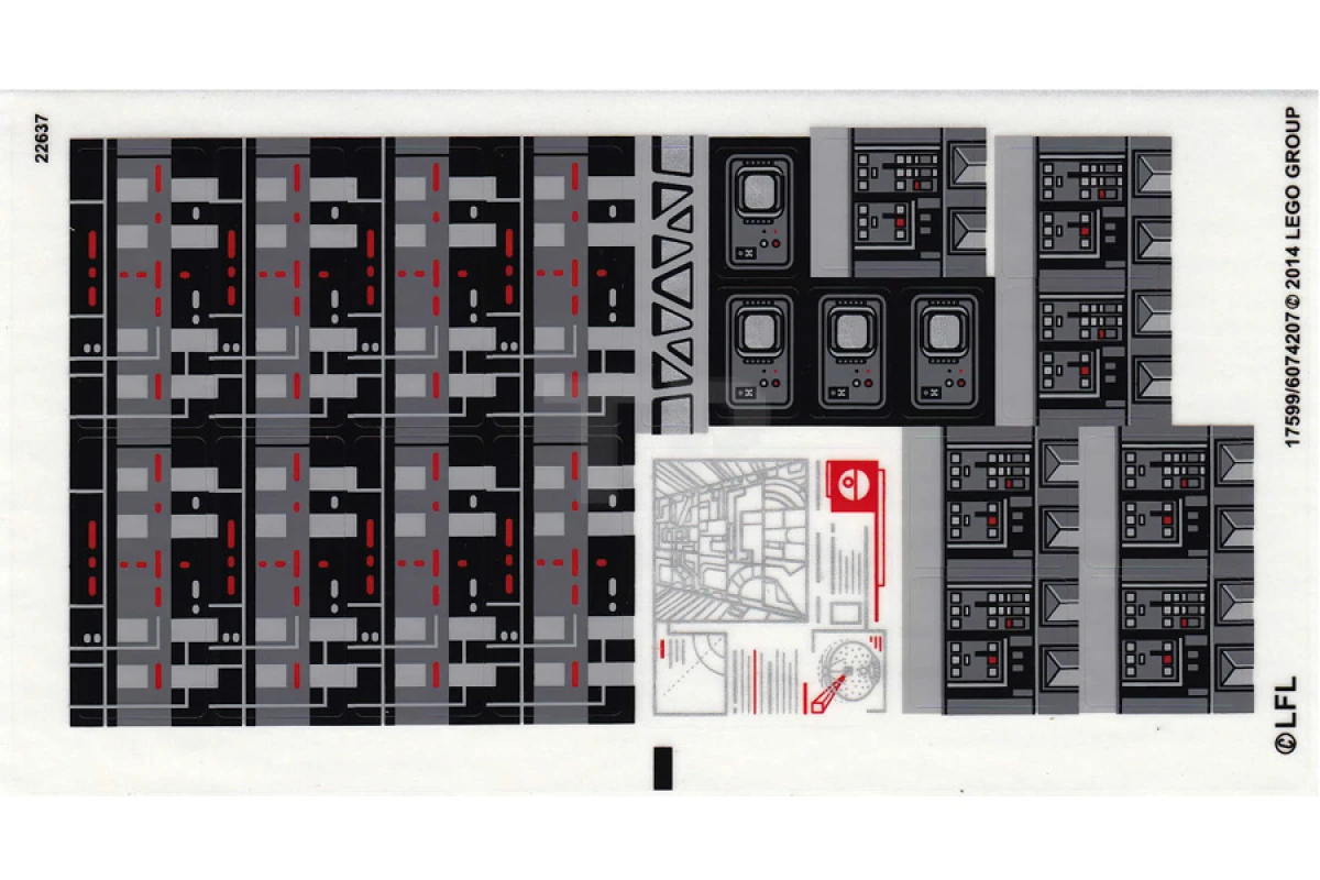 LEGO&reg; 6074207 - Sticker for Set 75055