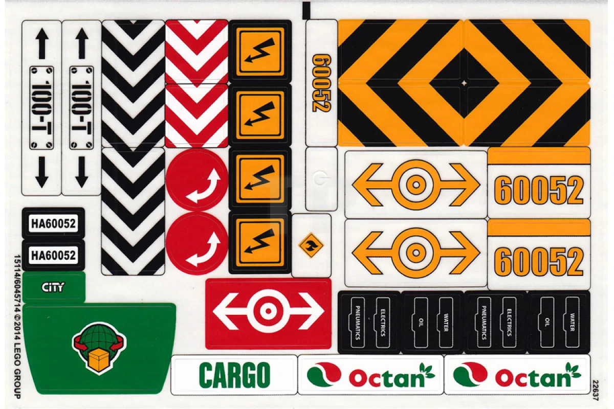 LEGO&reg; 6045714 - Sticker for Set 60052