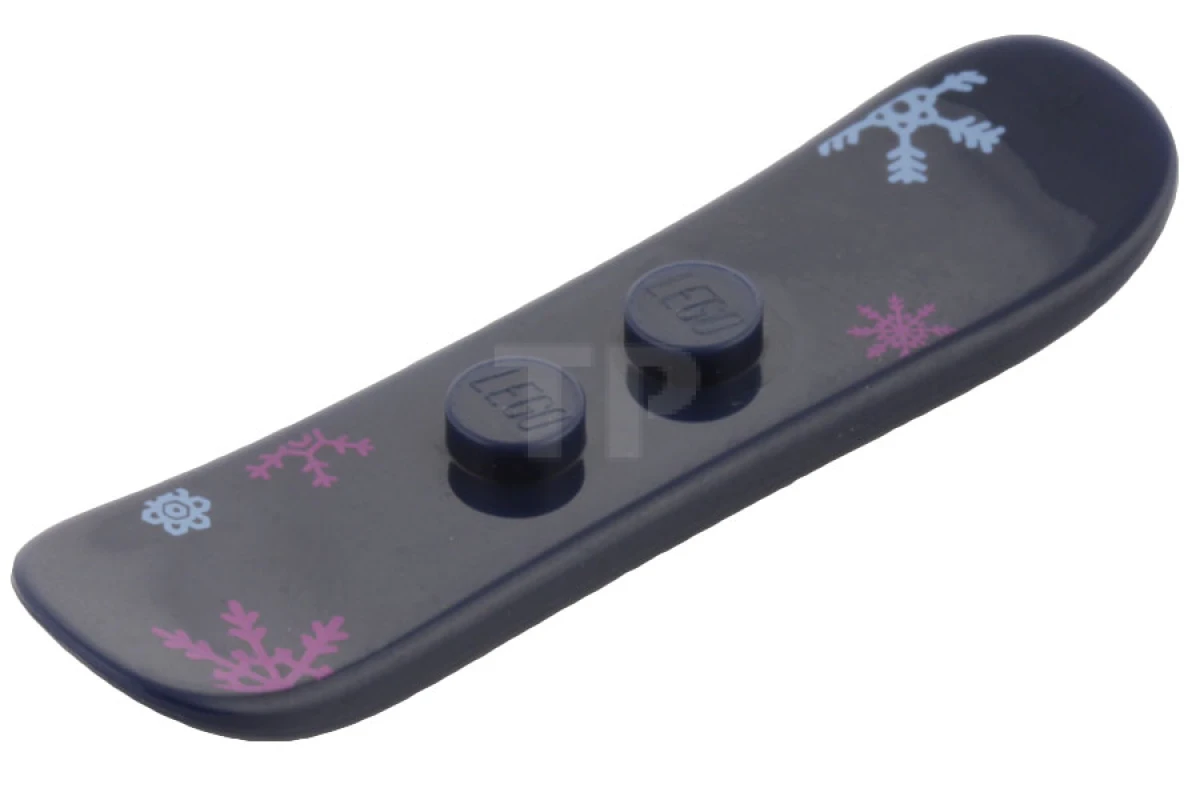 LEGO&reg; 6106576 - 93218pb01 - Snowboard 6L with Snowflakes Pattern