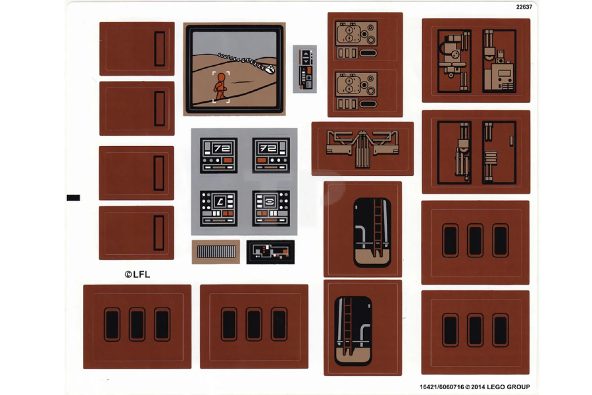 LEGO&reg; 6060716 - Sticker for Set 75059