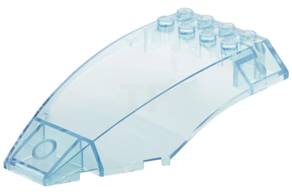 LEGO&reg; 6077983 - 45705 - Windscherm 10 x 6 x 2 Gebogen