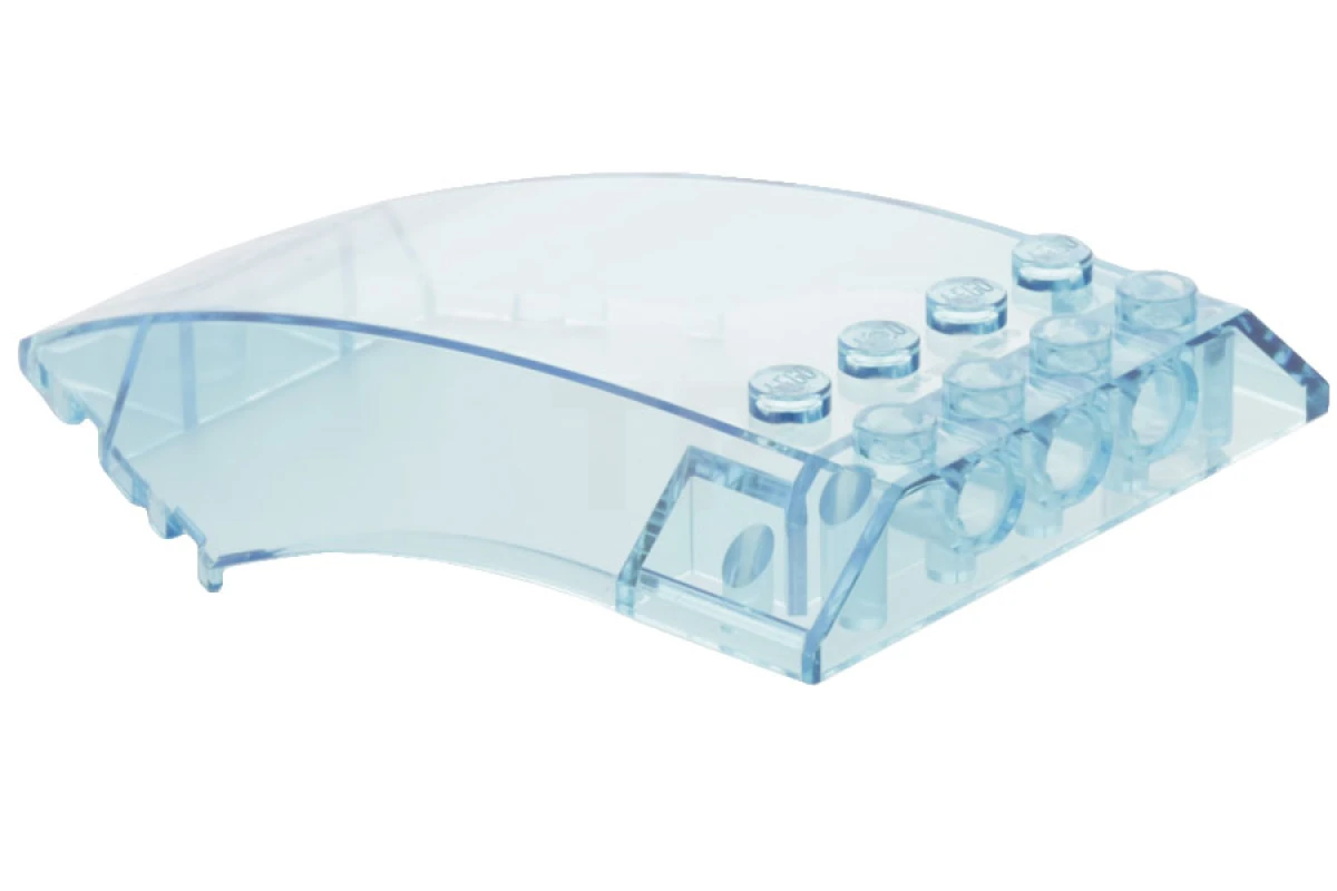 LEGO&reg; 6077983 - 45705 - Windscherm 10 x 6 x 2 Gebogen