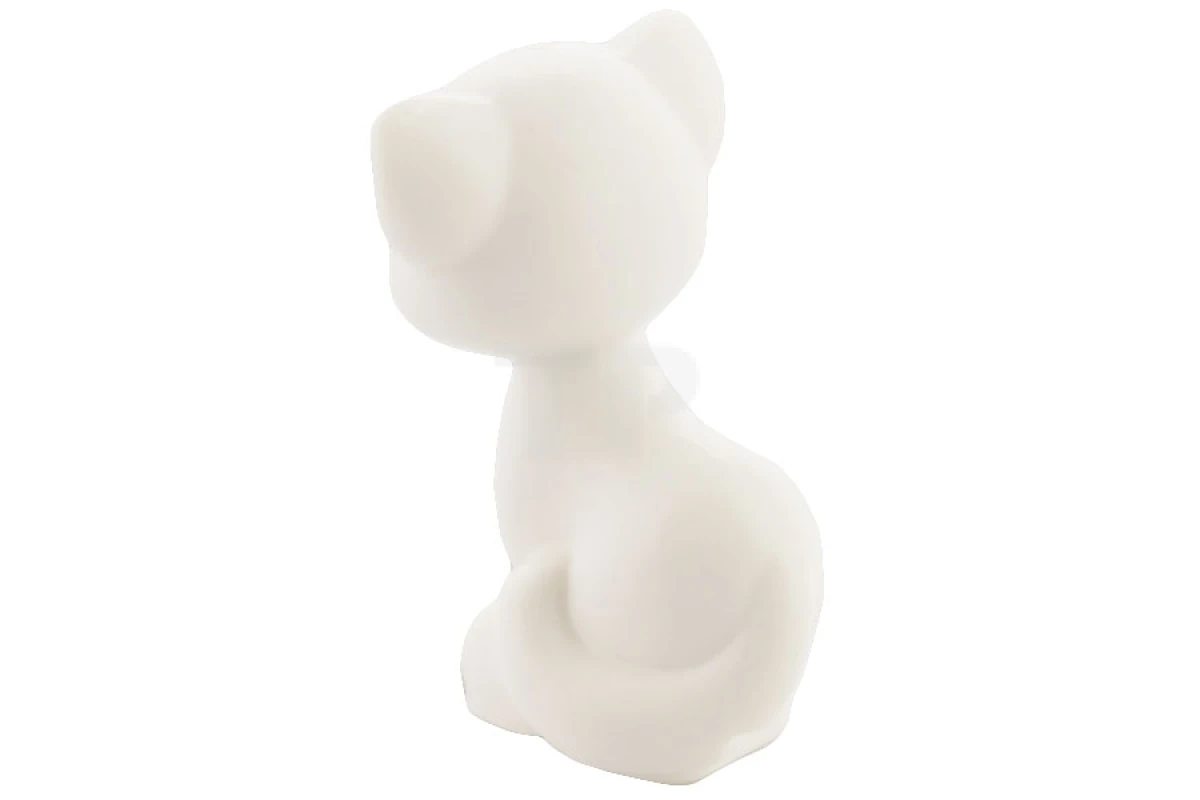 LEGO&reg; 6133639 - 11602pb02 - Cat Sitting with Lavender Eyes, Collar and Gray Markings Pattern