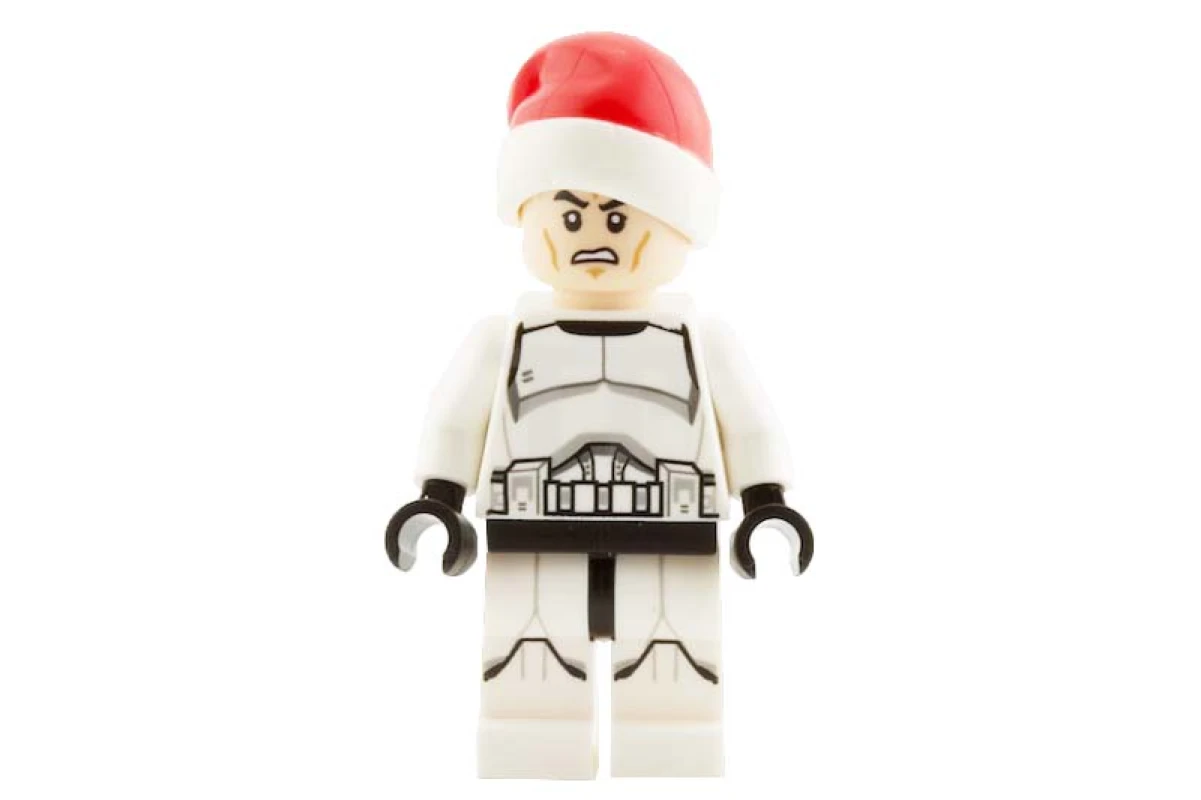 LEGO&reg; sw0596 Clone Trooper with Santa Hat