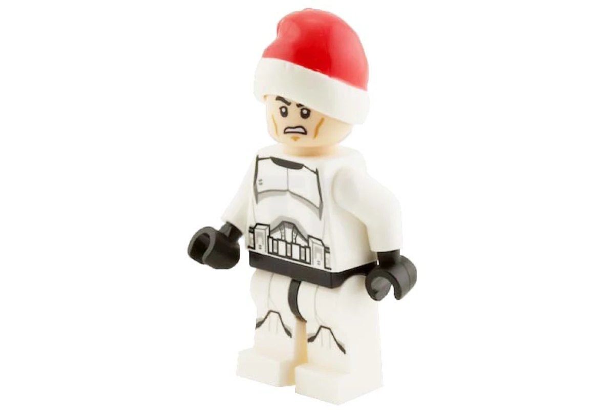 LEGO&reg; sw0596 Clone Trooper with Santa Hat