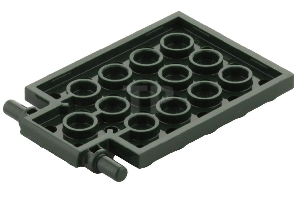 LEGO&reg; 6074913 - 92099 - Platte 4 x 6 mit Falltürscharnier (lange Pins)