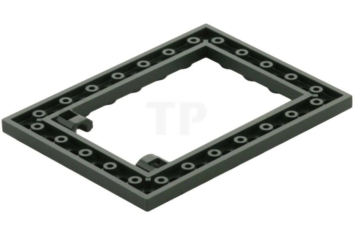 LEGO&reg; 6074914 - 92107 - Plate 6 x 8 Trap Door Frame Horizontal (Long Pin Holders)