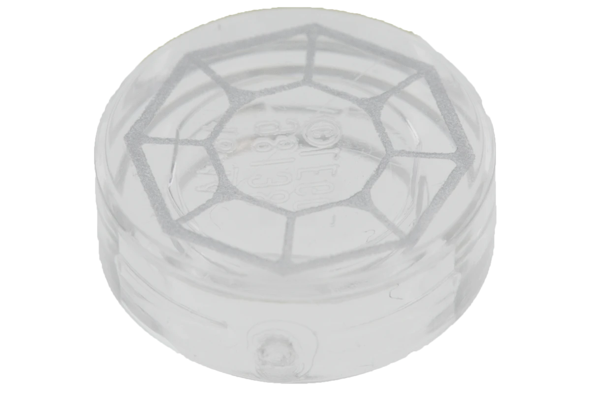 LEGO&reg; 6091590 - 98138pb024 - Fliese 1 x 1 Rund mit Achteck-Muster (Arkenstone)