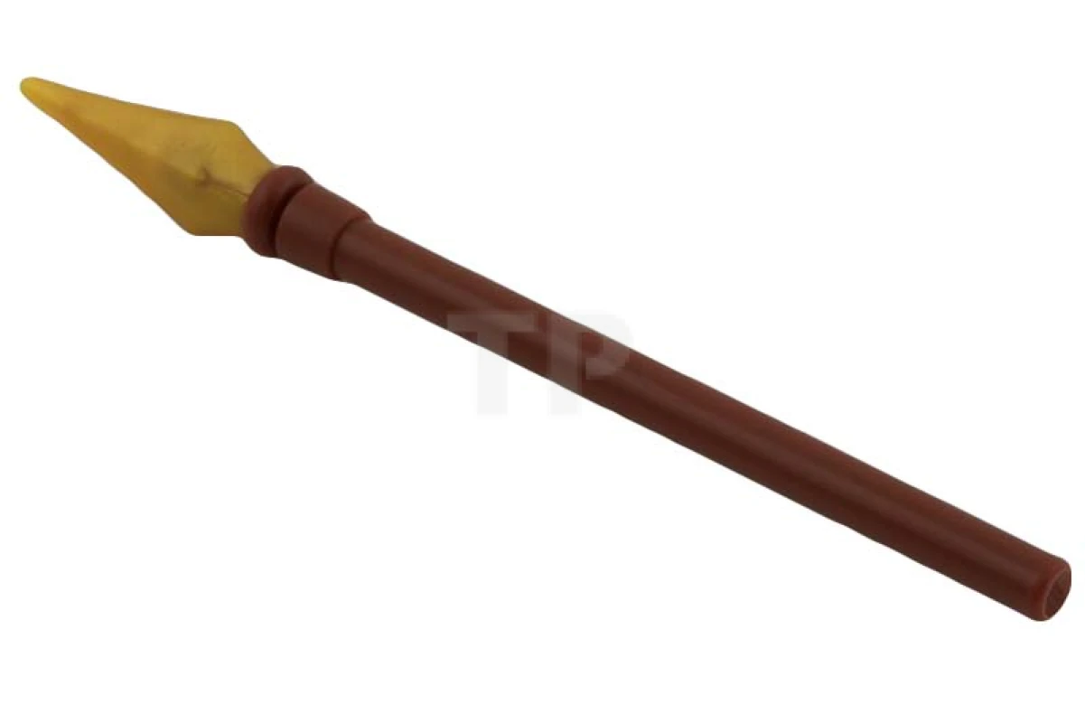 LEGO&reg; 6086634 - 90391pb02 - Minifigur, Waffe Pike / Speer Elaborate mit Perlgoldspitze