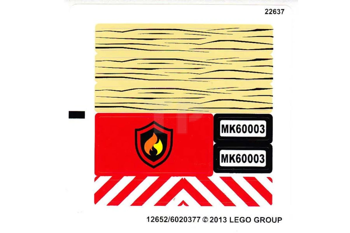 LEGO&reg; 6020377 - Sticker for Set 60003