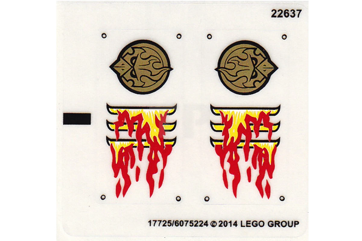 LEGO&reg; 6075224 - Sticker voor set 70135