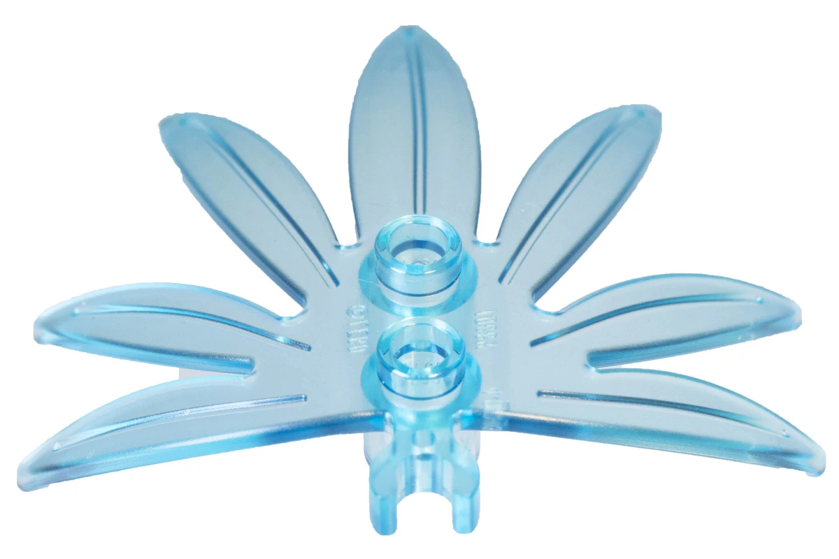 LEGO&reg; 6052986 - 10884 - Plant Leaves 6 x 5 Swordleaf with Clip (thick open O clip)