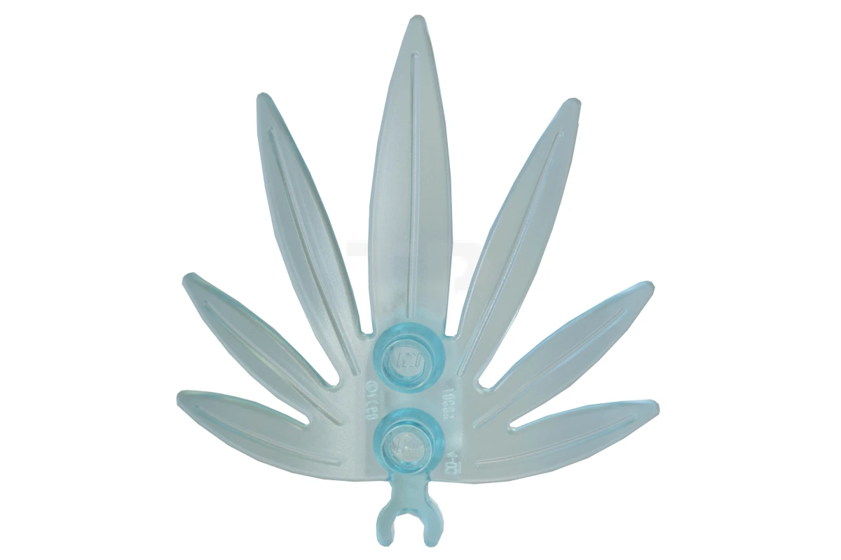 LEGO&reg; 6052986 - 10884 - Plant Leaves 6 x 5 Swordleaf with Clip (thick open O clip)