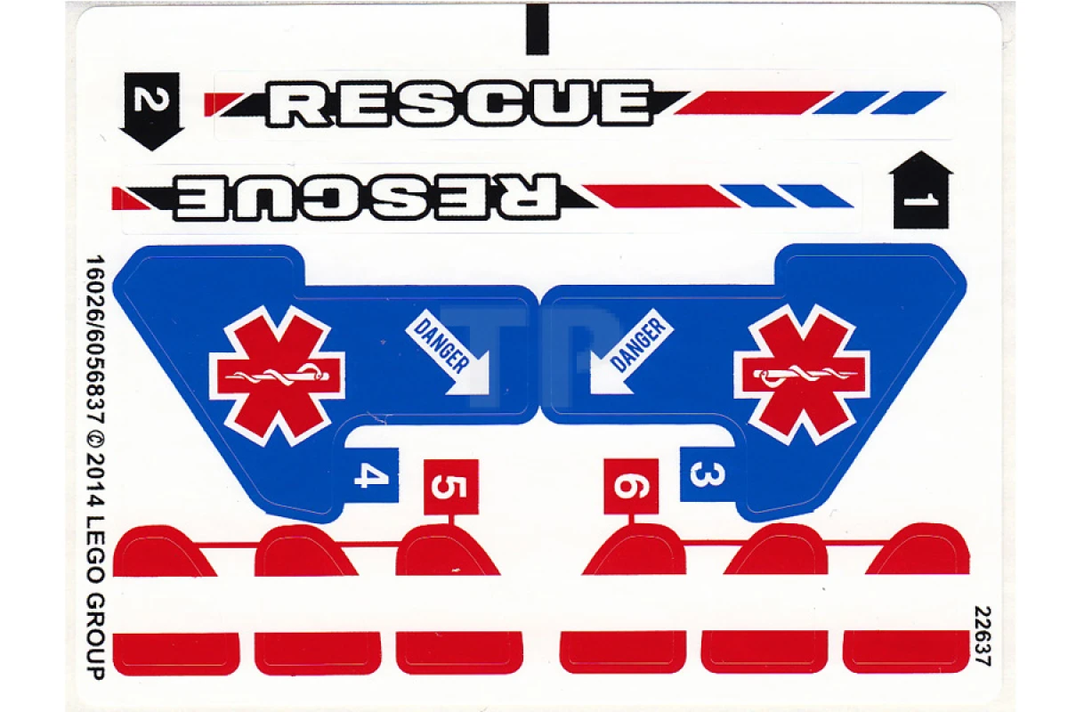 LEGO&reg; 6056837 - Sticker for Set 42020