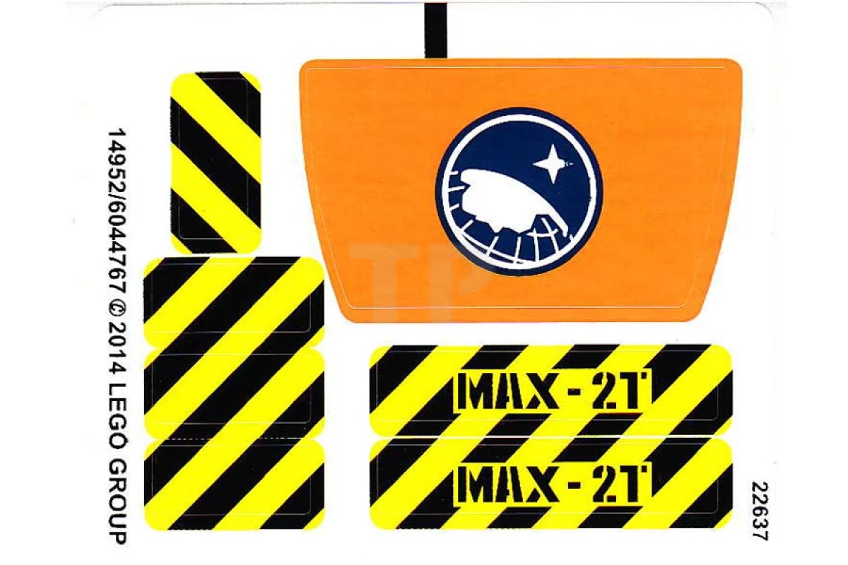 LEGO&reg; 6044767 - Sticker for Set 60033