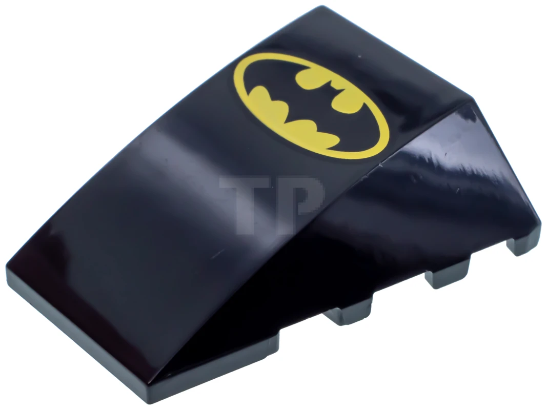 LEGO&reg; 6058115 - 47753pb047 - Cale Slope 4 x 4 avec motif du logo Batman