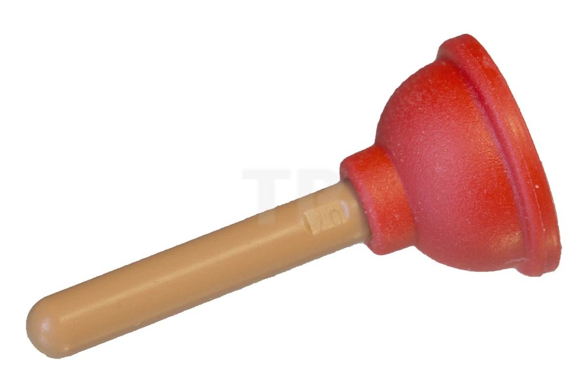 LEGO&reg; 11251pb01 - 6020286 - Minifig, Utensil Plunger (Soft Plastic) with Medium Dark Flesh Handle