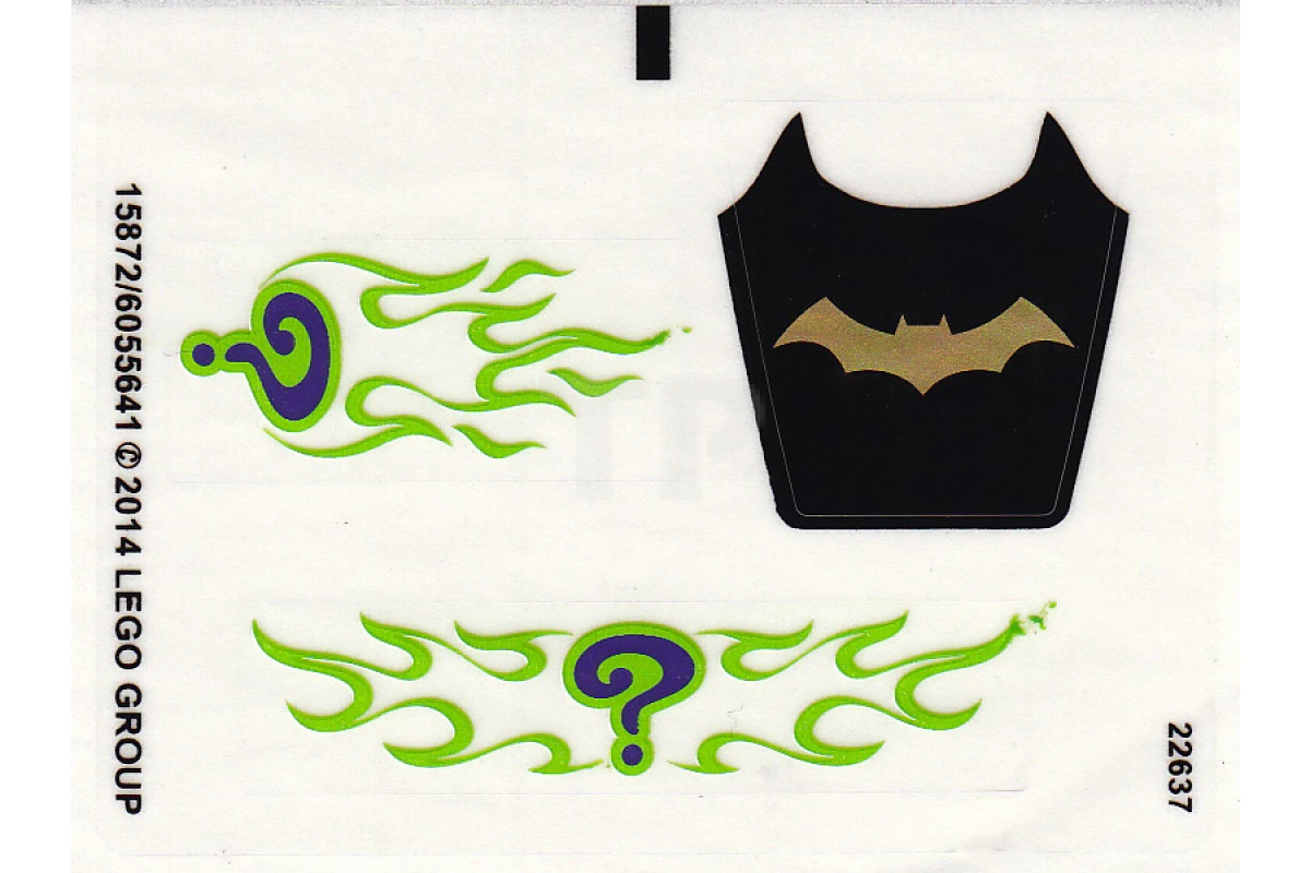 LEGO&reg; 6055641 - Adesivo per il set 76012