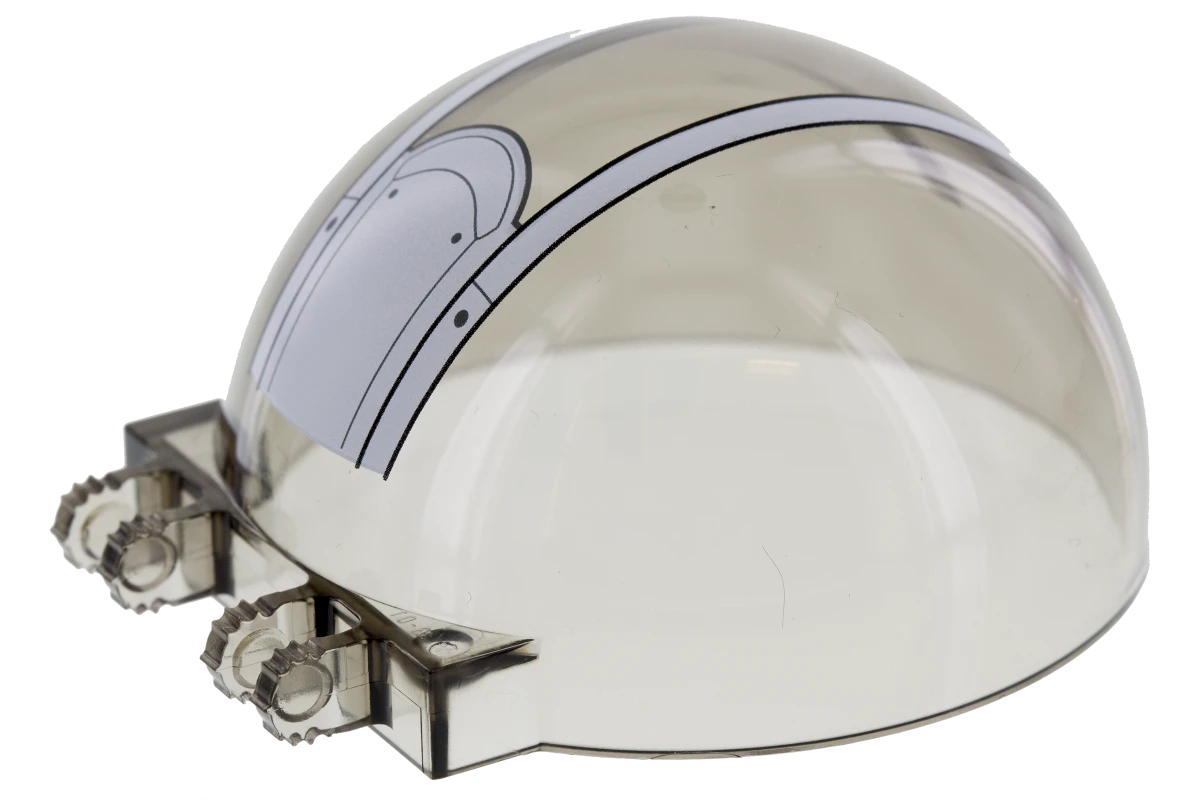 LEGO&reg; 6081315 - 50747pb11 - Parabrezza 6 x 6 x 3 a semisfera con 2 dita doppie e modello SW Rebel Ghost