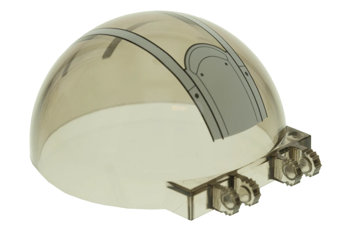 LEGO&reg; 6081315 - 50747pb11 - Parabrezza 6 x 6 x 3 a semisfera con 2 dita doppie e modello SW Rebel Ghost