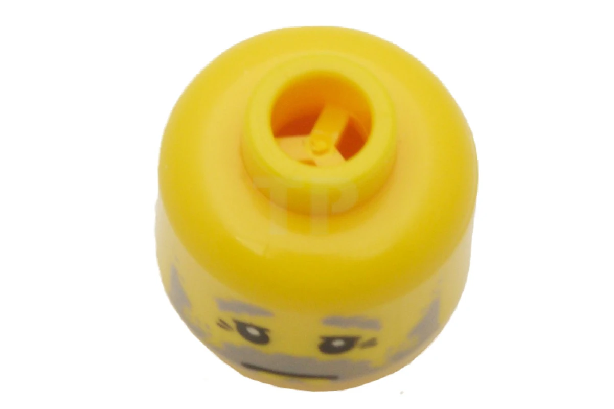 LEGO&reg; 4539508 - 3626bpb0327 - Head Minifig with Crow's Feet Wrinkles Pattern