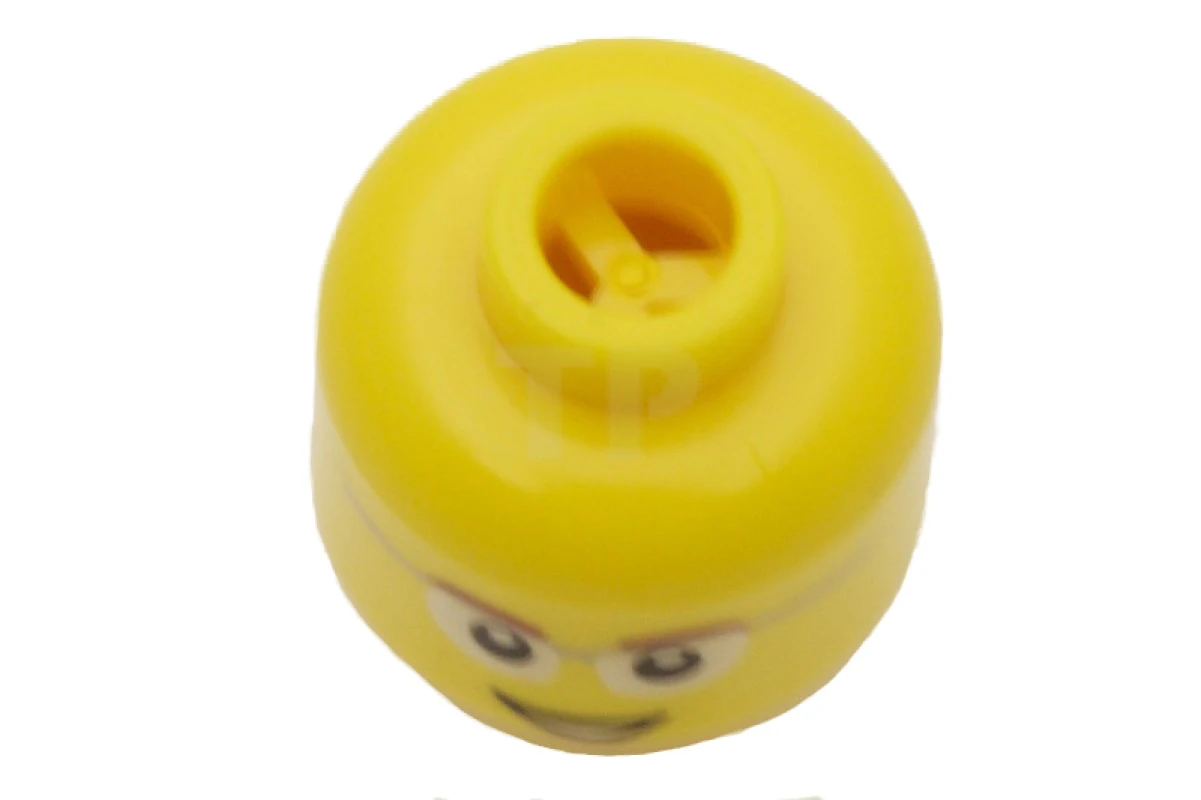 LEGO&reg; 4570663 - 3626bpb0331 - Tête de figurine avec motif de lunettes