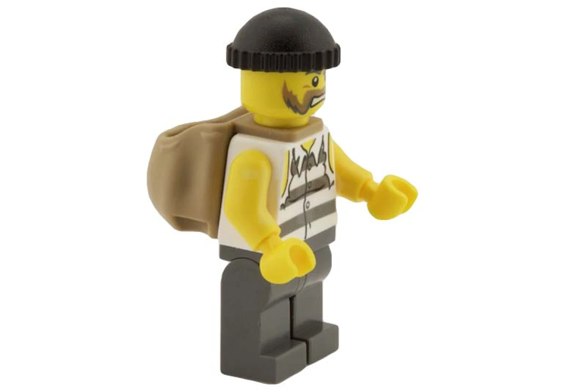 LEGO&reg; cty0448 Jail Prisoner with Backpack