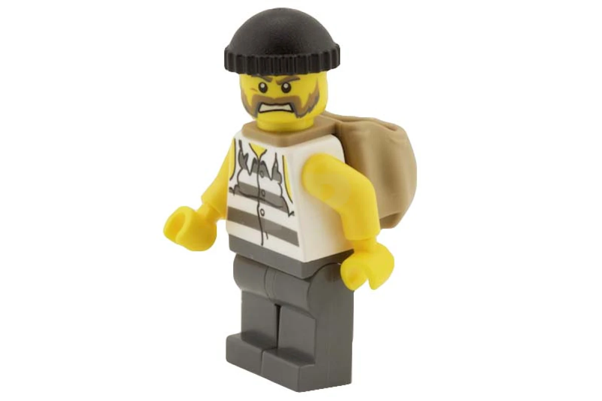LEGO&reg; cty0448 Jail Prisoner with Backpack