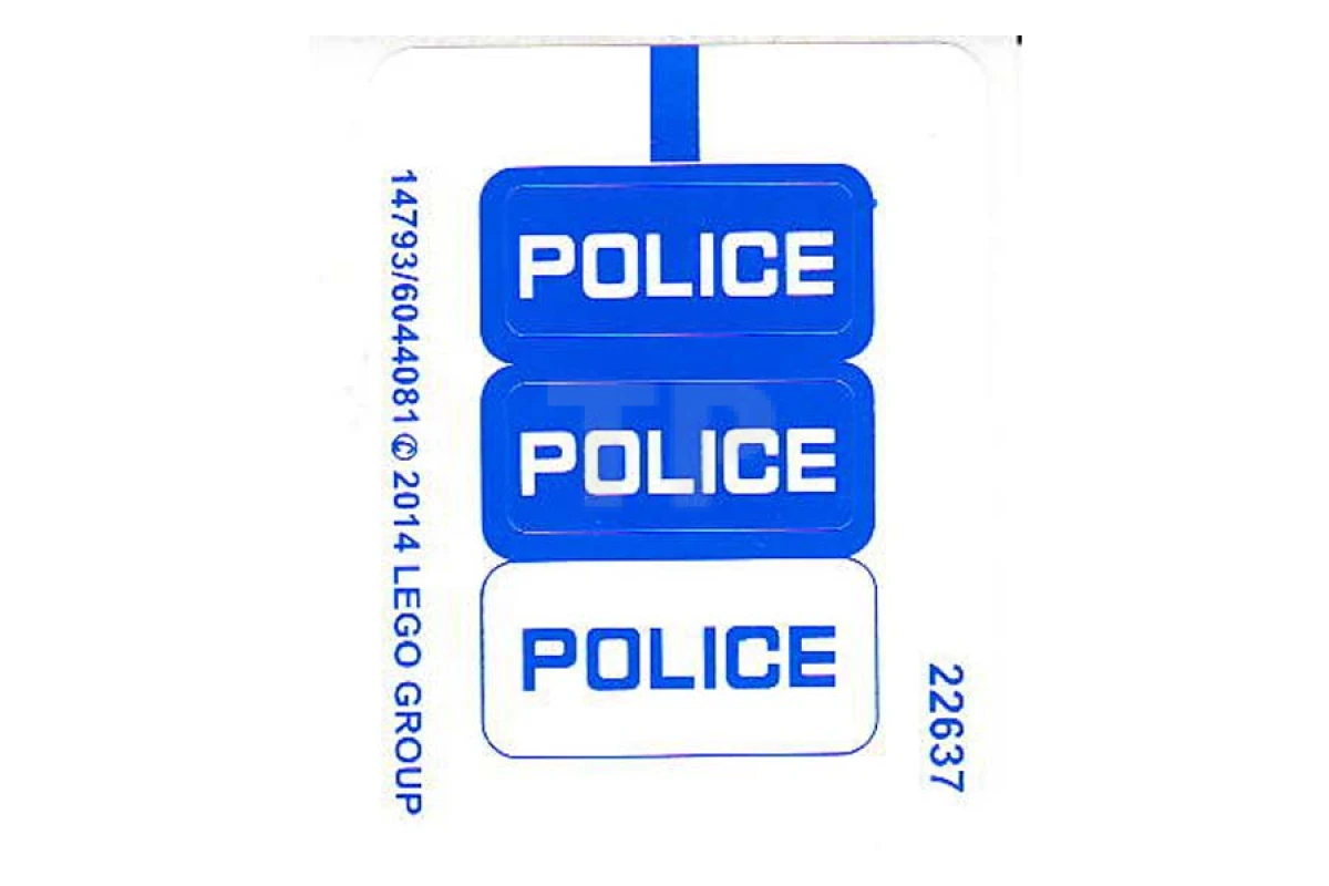 LEGO&reg; 6044081 - Sticker for Set 60041