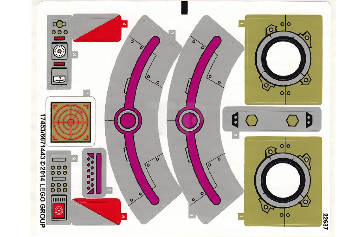 LEGO&reg; 6071443 - Sticker for Set 79121