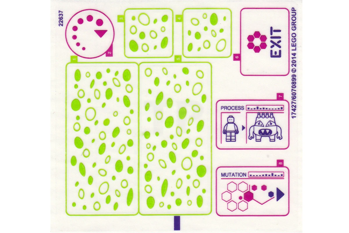 LEGO&reg; 6070899 - Aufkleber für Set 79119