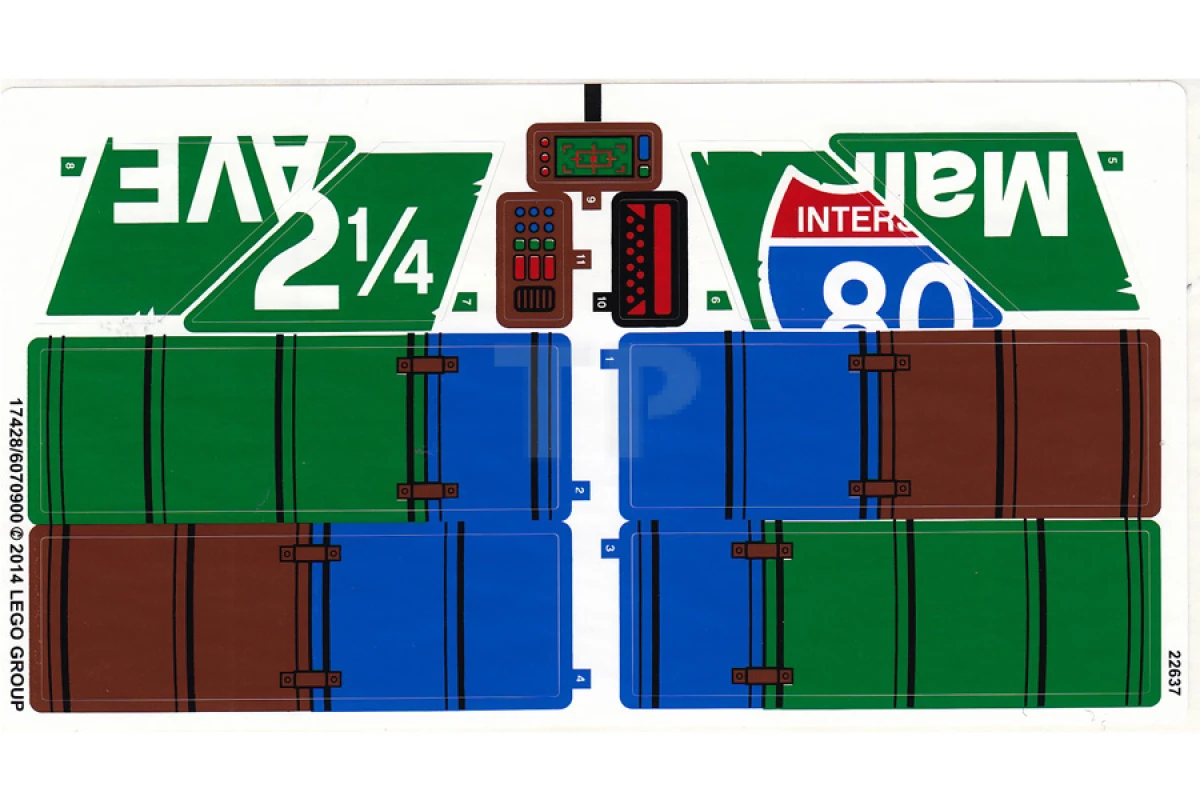 LEGO&reg; 6070900 - Sticker for Set 79120