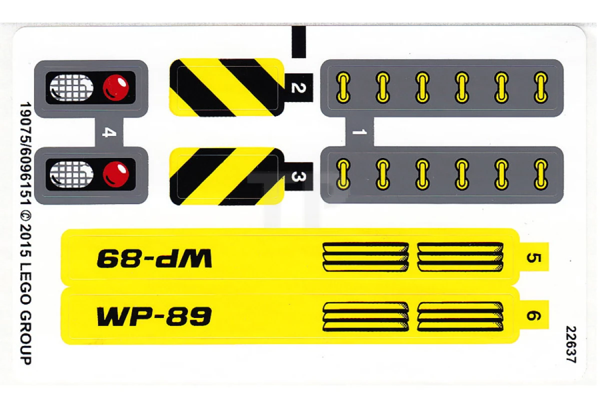 LEGO&reg;  - Sticker for Set 42035