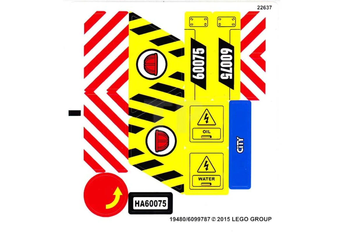 LEGO&reg;  - Autocollant pour l'ensemble 60075