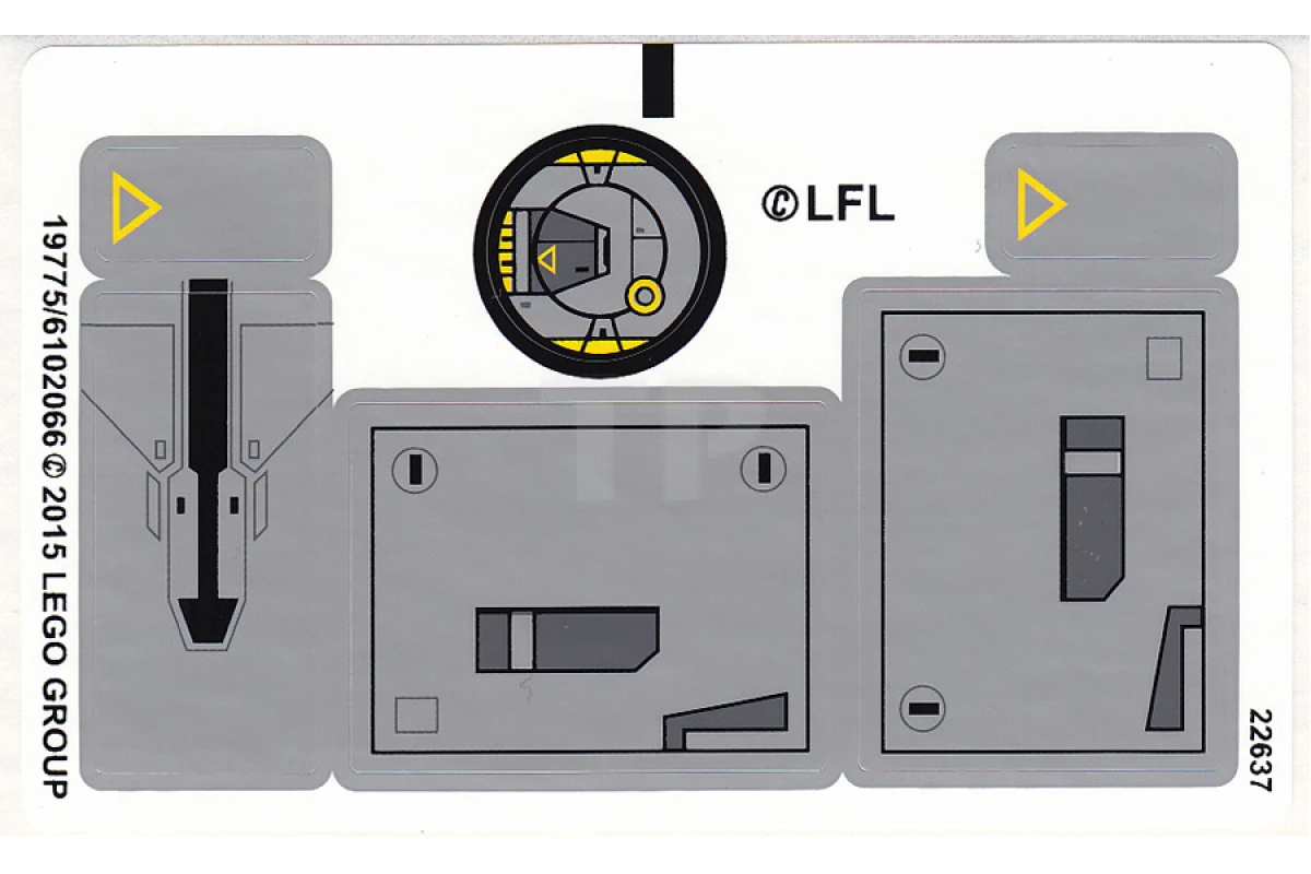 LEGO&reg;  - Sticker for Set 75083