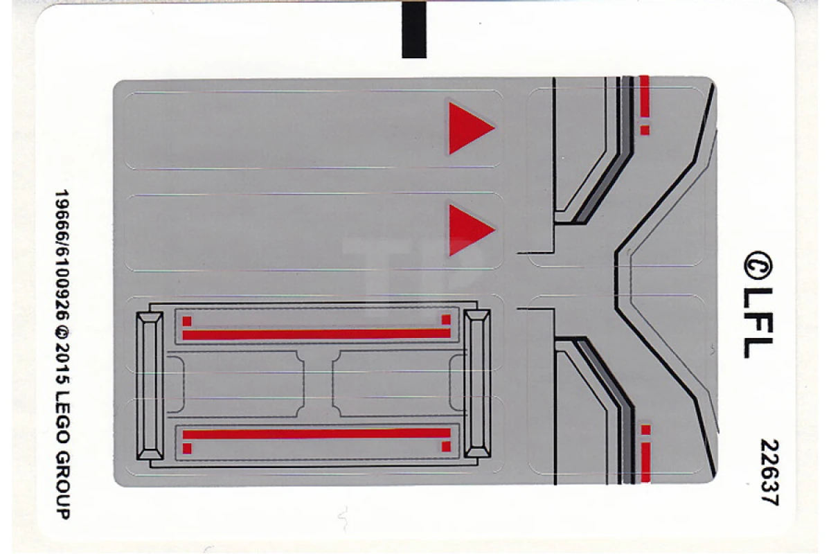 LEGO&reg;  - Sticker for Set 75082