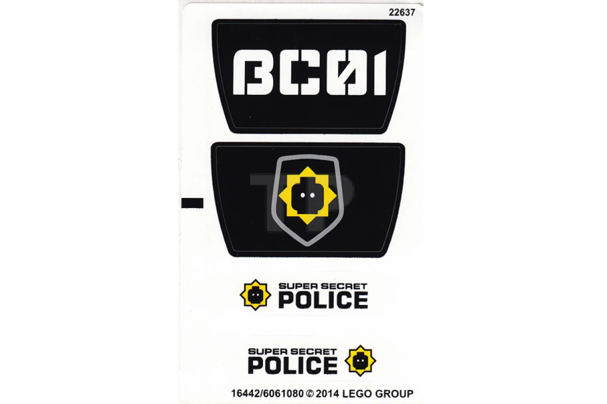 LEGO&reg; 6061080 - Autocollant pour l'ensemble 70819