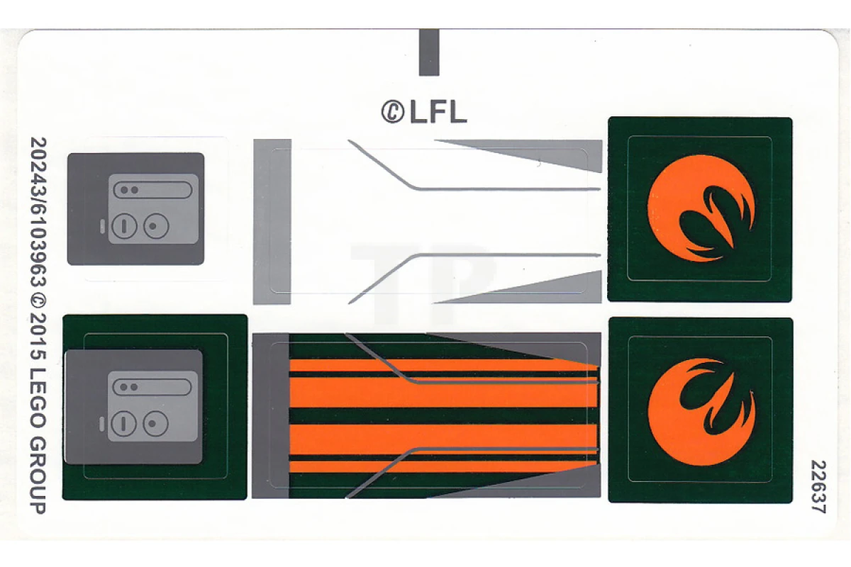 LEGO&reg;  - Sticker for Set 75090