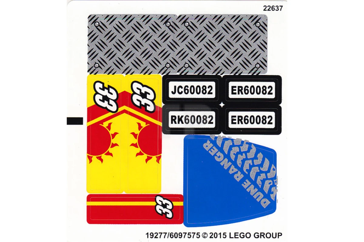 LEGO&reg; 6097575 - Sticker for Set 60082
