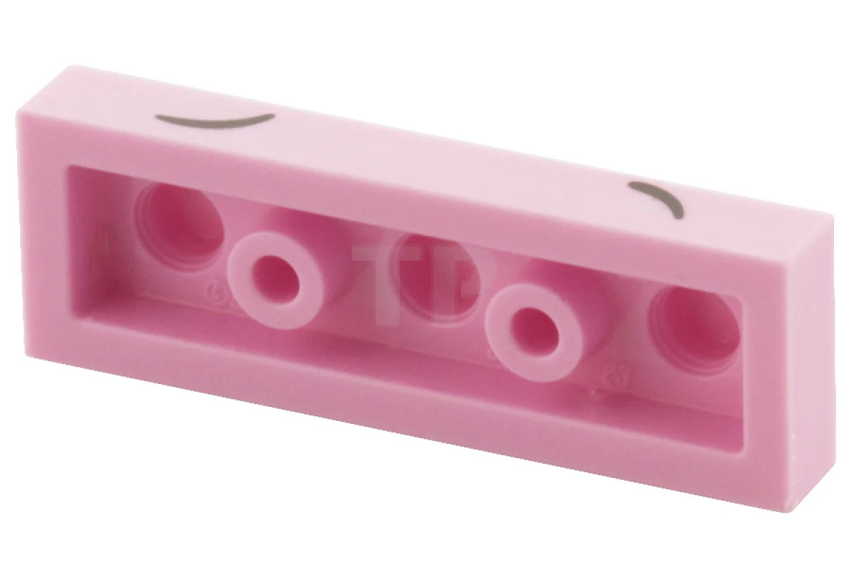 LEGO&reg; 6108485 - 3623pb004 - Plate 1 x 3 with Eyebrows Pattern (Sad Unikitty)