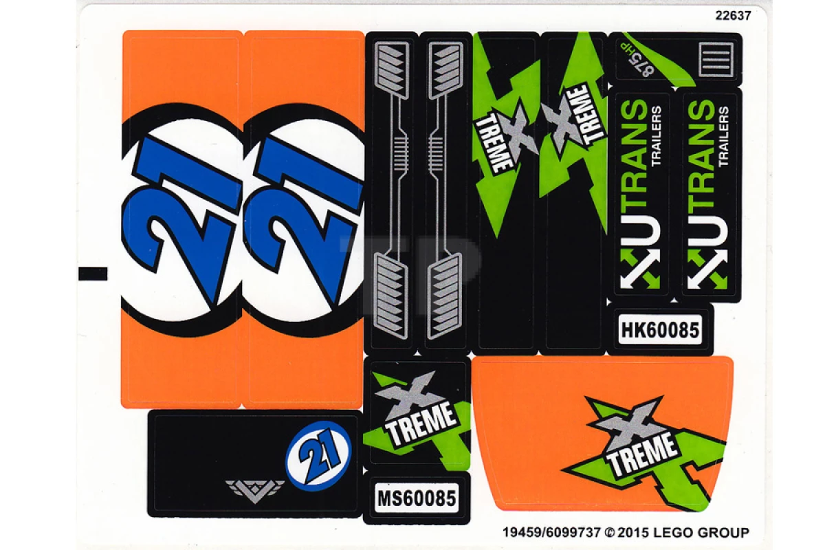 LEGO&reg; 6099737 - Sticker for Set 60085